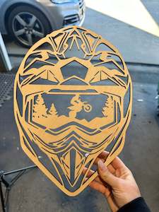 Specials: Wooden Motorcross Helmet