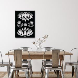 Acrylic Art: Lotus Panel