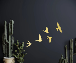 Wood Collection: Set of 5 Birds