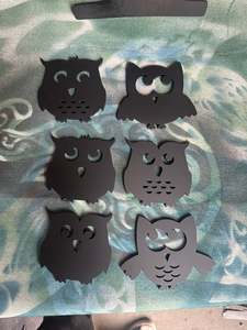 Garden: Acrylic Outdoor Owls – Set of 6