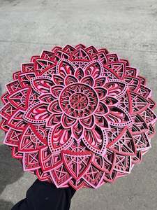 Pink and Red Mandala