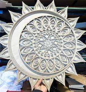 New Range: Wooden Moon Mandala