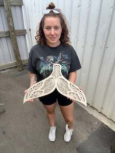 Home Decor 1: 3D Wooden Whale Tail