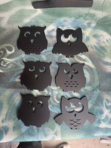 Garden: Acrylic Outdoor Owls – Set of 6
