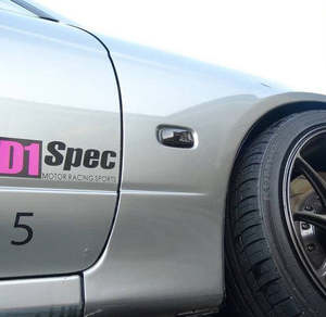 Exterior: Smoke Black Side Indicator blinker fender light for 99-02 Nissan Silvia S15 200SX Spec R