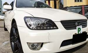 Exterior: Black CCFL DRL Projector Headlights for 99-05 Lexus IS200 IS300 Toyota Altezza