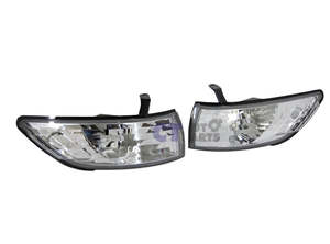 Clear Front Corner Indicator Signal Lights for 88-93 Nissan S13 Silvia