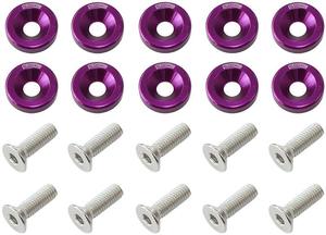 Dress Up Accessories: Aeroflow Billet Dress-Up/Fender Bolt Kit M6x1.0mm OR M8x1.25mm