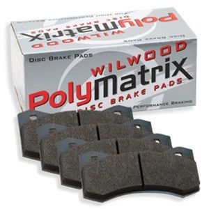 Brake Pads: Wilwood PolyMatrix Brake Pad Set with Q Compound WB150-Q-7112K