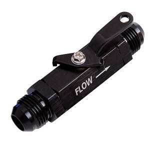 Aeroflow Shut Off Valve -6AN - AF1000-06BLK