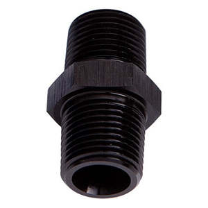 Aeroflow NPT Male Coupler 3/8" - AF911-06BLK