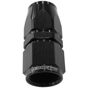 Aeroflow 200 / 570 Series PTFE Straight Hose End -4AN Black Finish. Suits 200 & &hellip;