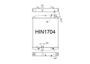 Fenix Radiators: Hino Dutro XKU508, XZU344 & XZU354 4.0L Diesel 2007-2010