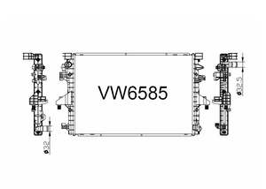 Fenix Radiators: Volkswagen Transporter / Caravalle / Multivan T5 2.0L Diesel 2009-2015