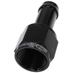 Straight Hose Barb 1/2" to -8AN Female - AF411-08BLK