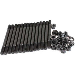 Nissan RB20/RB25 Head Stud Kit 12 Point Nuts, 8740 Grade Material - AF37-2037