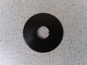 Products: 50mm WALL FLANGE BLACK Picture is not true size