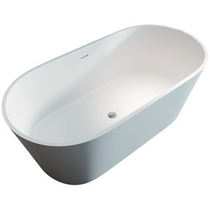 Sessanta Diporto 1700mm Free-Standing Solid Surface Bath Matt White