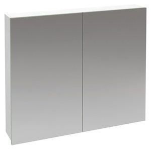 Bathroom: LeVivi Anya 900mm Mirror Cabinet White