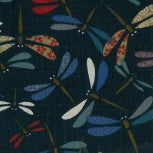 Japanese Fabric Collection: Saki - Navy