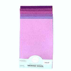 Sue Spargo Wool Felt: Sue Spargo Merino Wool - Violet