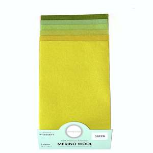 Sue Spargo Wool Felt: Sue Spargo Merino Wool - Green