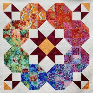 The Big Magenta Star Quilt Pattern - Carolyn Murfitt