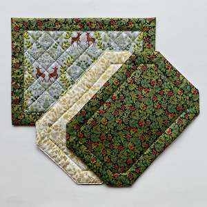 Sewing And Bag Patterns Kitsets: Quilted Placemats - designed by Jenny Hunter
