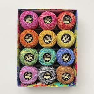 Hand Embroidery: Alison Glass + Wonderfil Perle Cotton Thread Box - Stars