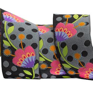 Ribbon - Morning Glories - 1 1/2"