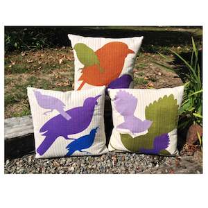 Plume Patterns Kitsets Jenny Hunter Designer: Birds of a Feather Cushion Trio - designed by Jenny Hunter