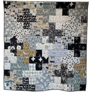 Plume Patterns Kitsets Jenny Hunter Designer: Accentuate the Positive Quilt Pattern - designed by Jenny Hunter