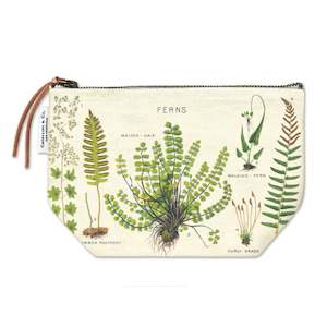 Pouches: Vintage Pouch - Ferns