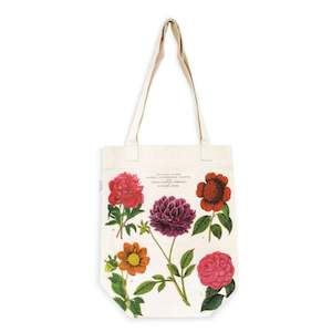 Tote Bags: Vintage Tote Bag - Botanical
