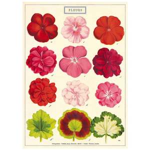 Vintage Tea Towel - Fleurs