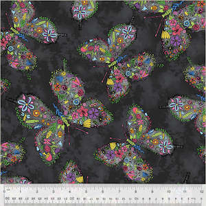 Sale Fabric: Be Free - Charcoal