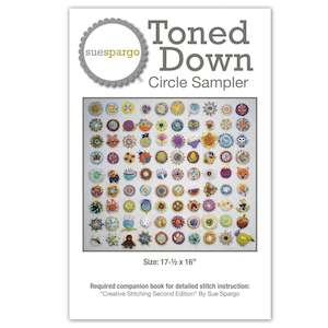 Toned Down Circle Sampler Pattern - Sue Spargo