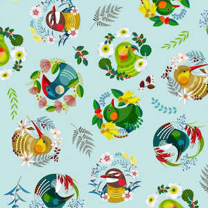 Kiwiana Fabric 1: Feathered Friends