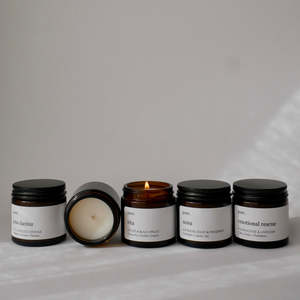 Natural Clean Burning Aromatherapycandles: Discovery Set