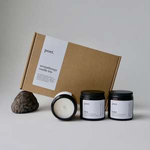 Natural Clean Burning Aromatherapycandles: Aromatherapy Candle Trio