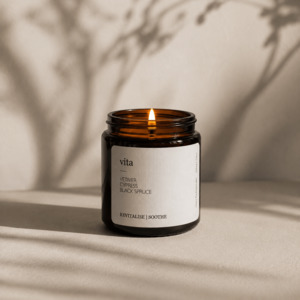VITA Aromatherapy Amber Candle | SMALL