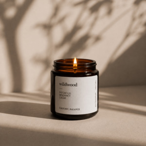 WILDWOOD AMBER AROMATHERAPY CANDLE | SMALL