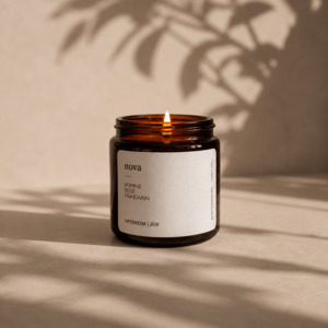 NOVA Amber Candle | Small