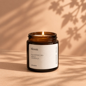 Candles: BLOOM | Spring Ritual Blend | Small Amber Candle