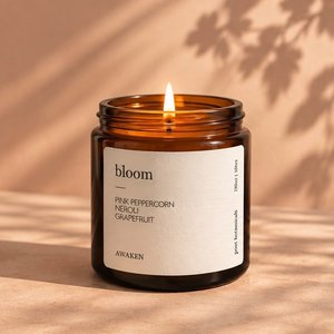 BLOOM | Spring Ritual Blend | Large Amber Candle