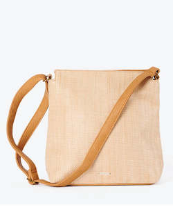 Womens Bags Handbags: Rip Curl Sunset Palms Bucket Bag - Natural