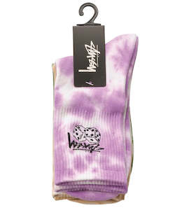 Womens Socks: Stussy Womens Pair Of Dice Sock - Multi