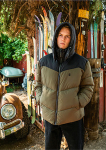 Mens Coats Vests Jackets: Volcom Goldsmooth Jacket - Military