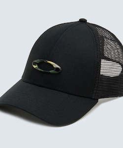 Mens Hats Beanies: Oakley Trucker Ellipse Hat - Blackout