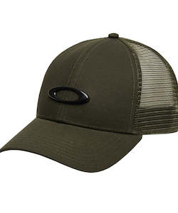 Mens Hats Beanies: Oakley Trucker Ellipse Hat - New Dark Brush